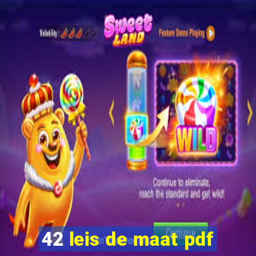 42 leis de maat pdf